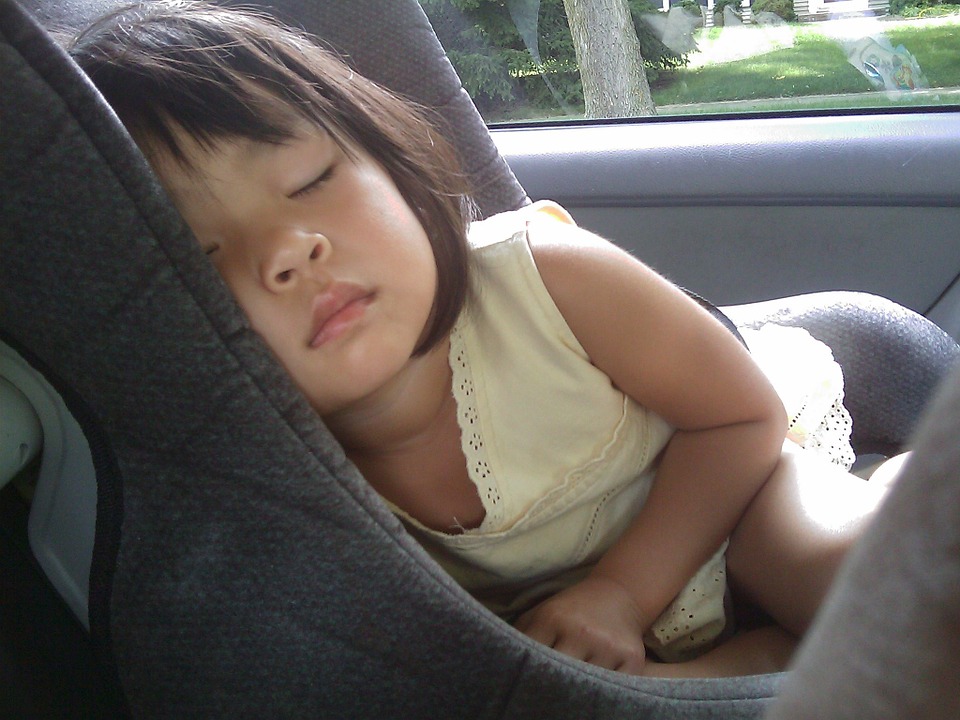 baby seat on car