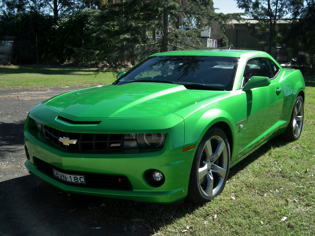 green car